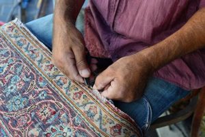 Repairing old carpet