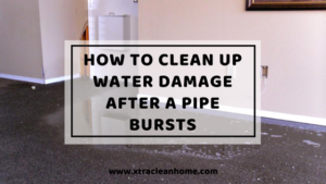 How To Clean Up Water Damage After A Pipe Bursts